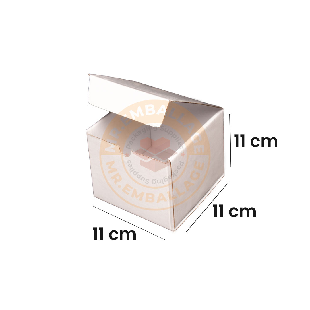 boite-en-carton-d’emballage-blanc-11x11x11-cm