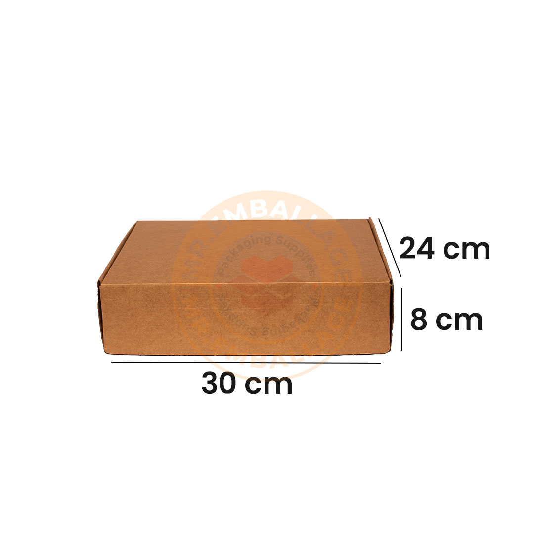 boite-postale-30x24x8cm-carton-d’emballage-marron