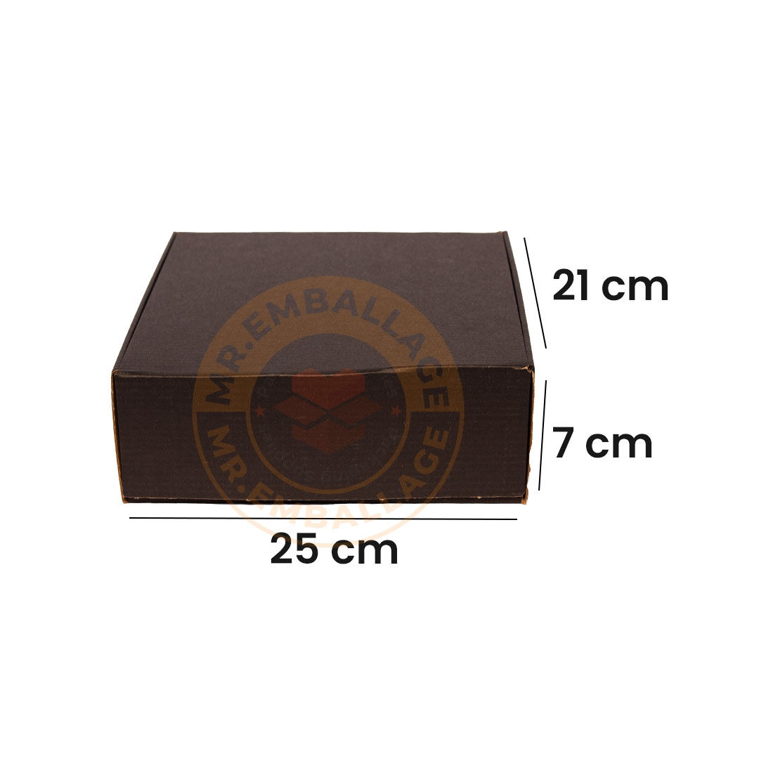 boite-postale-25x21x7cm-carton-d’emballage-noir