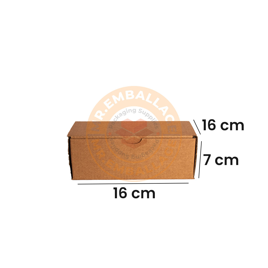 boite-postale-16x16x7cm-carton-d’emballage-marron