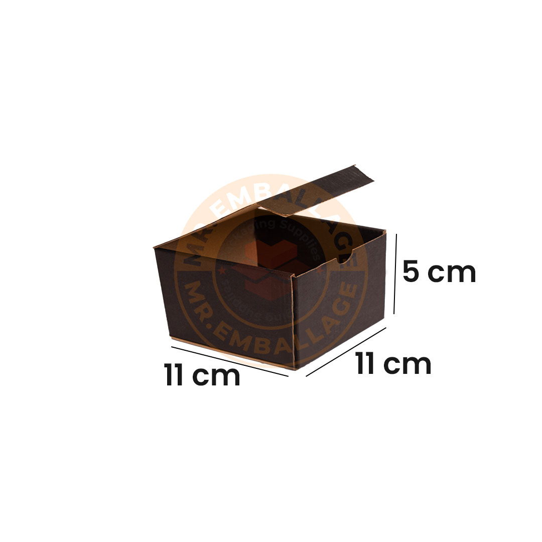 boite-postale-11x11x5cm-en-carton-d’emballage-noir